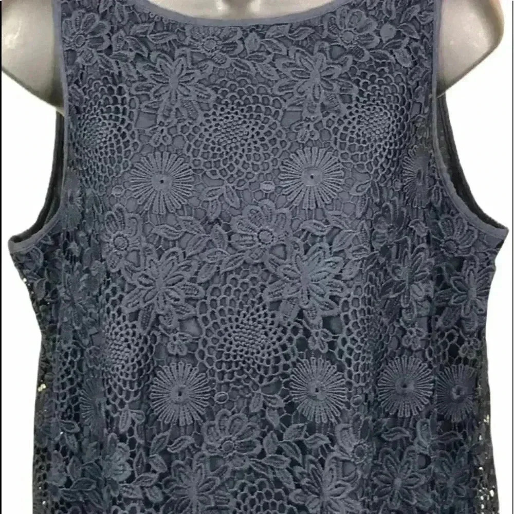 J. Jill Floral Lace Sleeveless Top Size S—B4 - Picture 3 of 7